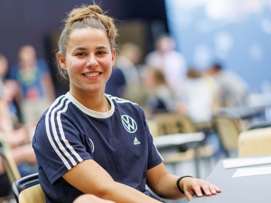 Mittelfedlspielerin Lena Oberdorf ist eine der deutschen Hoffnungen für die Frauenfußball-WM.
