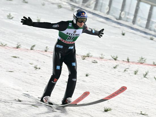 Kam im finnischen Lahti auf Sprünge von 126,5 und 126 Metern: Andreas Wellinger.